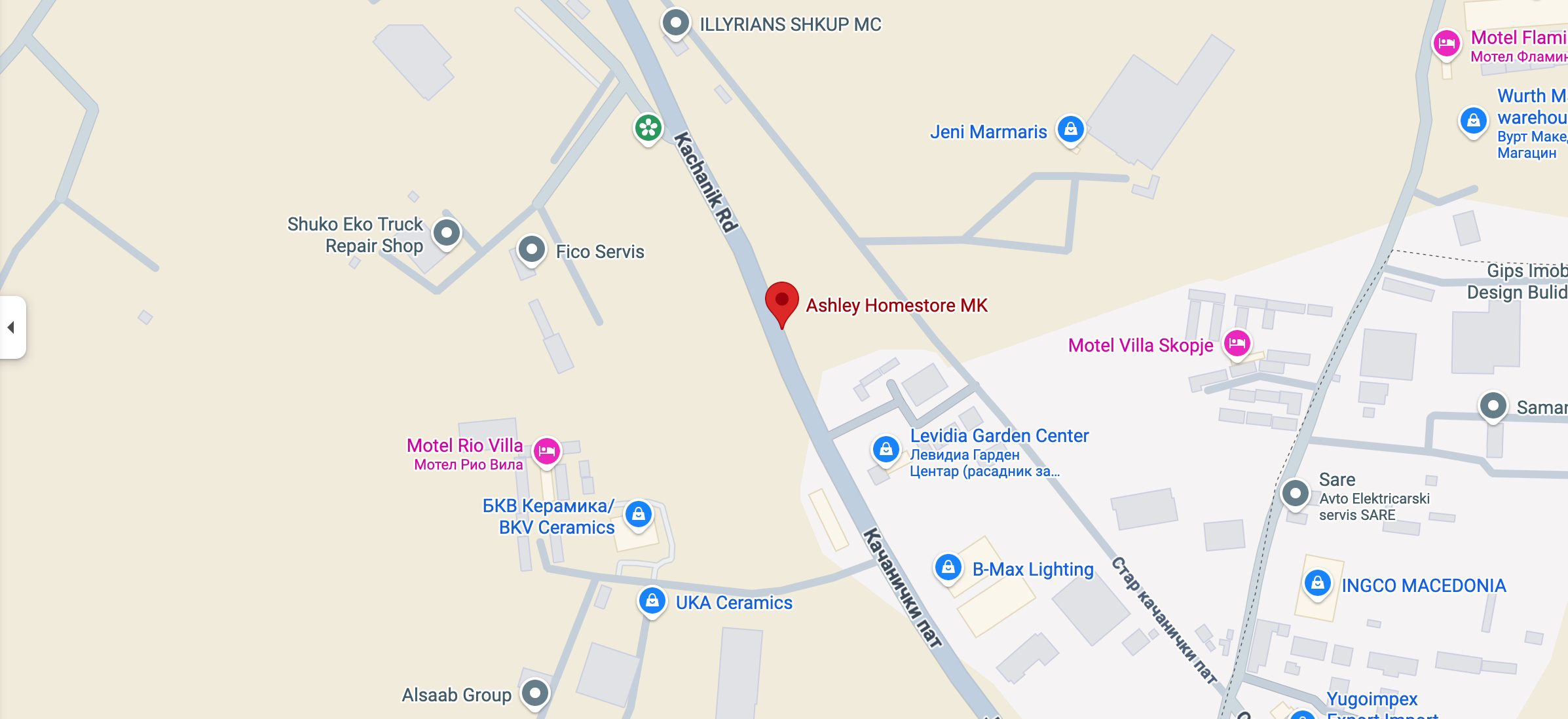 Ashley Homestore location
